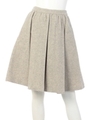 タックボリュームスカート/グレー