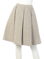 タックボリュームスカート/グレー