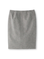 フロント切り替えタイトスカート/ブラック(019)