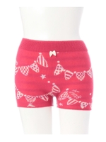 narue(ナルエー) フラッグガーランド 一分丈パンツ/ベビーピンク(171)