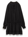 Ａラインレースワンピース/BLK