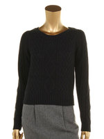 ケーブルニットTOP/PINK