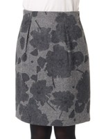 花柄ツイードタイトSK 3/クロ