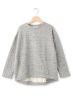 裏起毛ハイネックカットソー/オリーブグリーン(026)