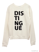 ＤＩＳＴＩＮＧＵＥスウェットトップス/ブラック