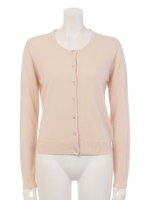 カシミヤタッチニットカーディガン/ピンク