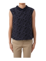 フラワーオパールシャツ/ネイビー系(595)