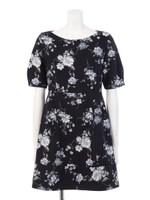 フラワーワンピース/オフホワイト