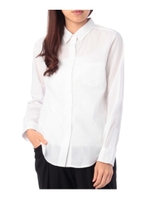 綿麻シャンブレーシャツ/ライトグリーン(021)