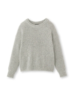 [L]ヘアリー畦ニット/ライトグリーン(621)