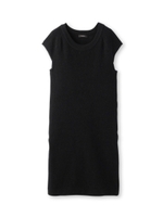 フレンチスリーブニットワンピース/ブラック(019)