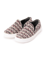 MAISON ROUGE ファブリックスリッポンシューズ/ベージュ(052)