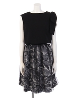 オケージョンペインティングワンピース/ベージュ