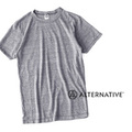 alternative apparel（オルタナティブアパレル）エコヘザークルーネックTシャツ