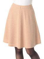 ニット風フレアスカート/ピンク