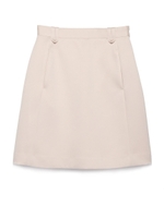 バックタックスカート/NVY