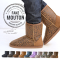 フェイクムートンショートブーツ