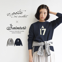 ラフィー裏起毛 ロゴトレーナー