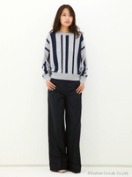 リバーシブルニットTOPS/GRY