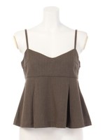 【ROSE BUD】TUCKED CAMISOLE BLOUSE/SAGE GRY