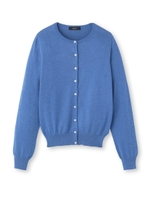 カラーニットカーディガン/ブルー(092)