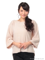 ビッグスリーブニット/ホワイト