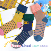 裏起毛 折り返しルームソックス［LR］