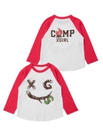 L/S BB TEE SMILEY CAMP(4T〜7T)/RED