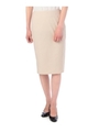 ストライプトリコットタイトスカート/ベージュ(352)