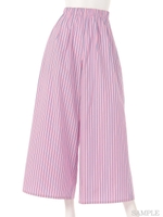 EVERY GIRL A CANDY WIDE PANTS/LIGHT BLUE STRIPE