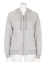 スタッズパーカ/ブラック