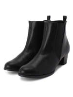 ヒールアップサイドゴアブーツ/ブラック(019)