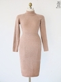 ボディコンシャスニットワンピース/ピンク