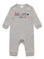 モンスターロゴプリントbabyロンパース/GRY