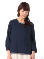 レース透かし.シフォンBL　2/オフ