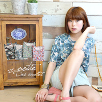 カモフラドット＆フラワードルマンプルオーバー