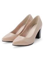 チャンキーヒールパンプス/ブラック(119)