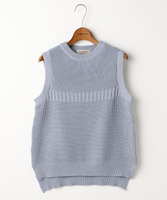 メッシュ編みベスト