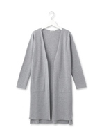 ミラノリブロングニットカーディガン/ホワイト系(002)