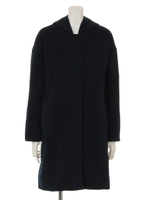 【AUNT MARIE'S】フード取り外しコート/BRN