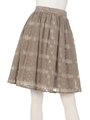 FRAGILE LAWN EMBROIDERY SKIRT/ホワイト(030)