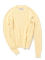 アンゴラ混カラーニットプルオーバー/スミクロ