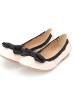 グログランリボンバレエシューズ/ホワイト系(002)