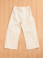 ストレッチツイルカットオフパンツ/オフホワイト