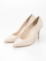 ビジュートリムパンプス/CHARCOAL