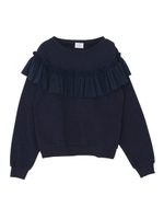 フリルスウェット/ネイビー