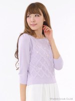 プチリュバンクロスニット/イエロー