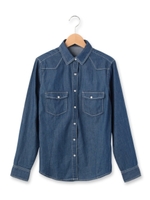 4.5OZデニムシャツ/ブルー(092)