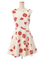 Oユニカラーワンピ/グレー