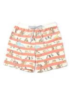 アニマルボーダーkidsショートパンツ/RED